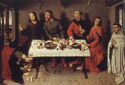 Dieric Bouts Museem national Christ in the house the Pharisaers Simon painting